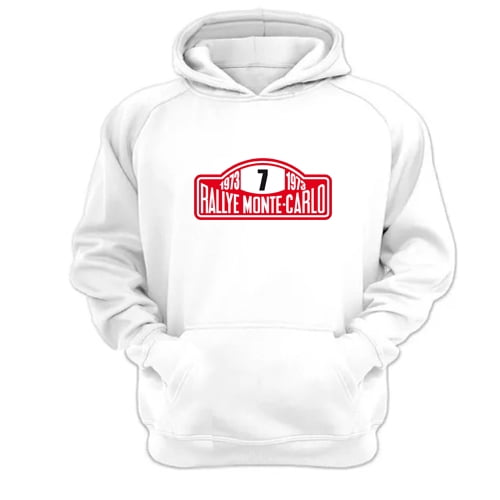 Genérico - Polerón Canguro Rally Montecarlo Blanco Talla Xl Unisex