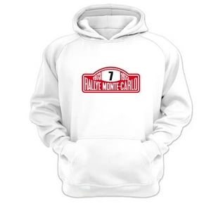 Genérico - Poleron Canguro Rally Montecarlo Blanco Talla Xs Unisex