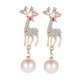 thumbnail image 2 of Pendientes Colgantes Para Mujer Pendientes Navideños Para El Compromiso Del Día De San Valentín Del Club Dorado, 2 of 5