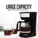 thumbnail image 2 of Cafetera de goteo OVENTE CM412B, 1,8 L, 12 tazas, con jarra de vidrio, 2 of 8