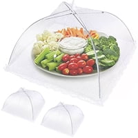 Miabu - Malla Cubre Alimentos Para Cubrir Antimoscas X 3