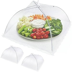 Miabu - Malla Cubre Alimentos Para Cubrir Antimoscas X 3