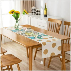 Genérico - Camino De Mesa + Individuales Set De 7 Piezas 35X180Cm Md04