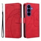 thumbnail image 4 of Funda tipo cartera con tapa para Samsung Galaxy S26 con tarjetero, soporte y cubierta magnética Rojo, 4 of 5