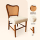 thumbnail image 5 of Pack de 2 Sillas Boho Chic con Respaldo Trenzado y Asiento Suave, 5 of 7