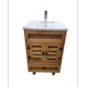 thumbnail image 1 of Mueble Vanitorio 50x40 cm Rustico Con Lavamanos Y Grifería ¡Listo para Instalar!, 1 of 6