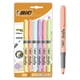 thumbnail image 1 of Iluminador BIC Grip Pastel con punta cincelada ajustable, paquete de 6, 1 of 3