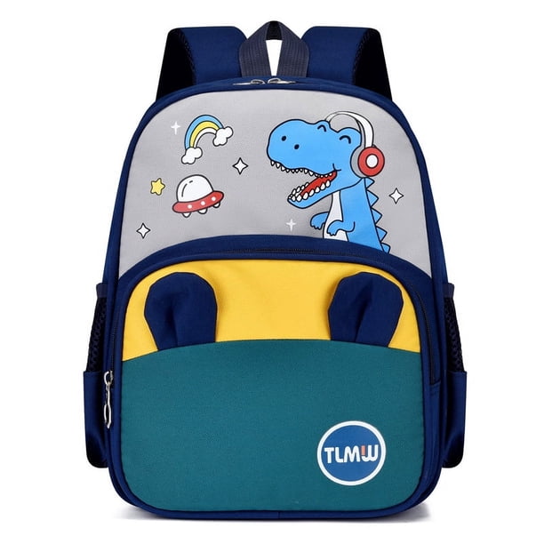 Children's Schoolbag Cartoon Cute Astronaut Bear Dinosaur Kindergarten Backpack Lightweight Breathable Backpack For Boys And Girls Travel Backpack