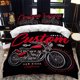 thumbnail image 2 of 3D Print Motorcycle Rider Bedding Set,Duvet Cover Comforter Bed Set Quilt Cover Pillowcase,King Queen Twin Size Boys Girls Adult, 2 of 5