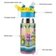 thumbnail image 3 of Wonderoos Botella de Agua con Tapa Pop Top de Un Toque, Acero Inoxidable, a Prueba de Fugas, para Deportes, Botella Infantil azul 12 oz, 3 of 6