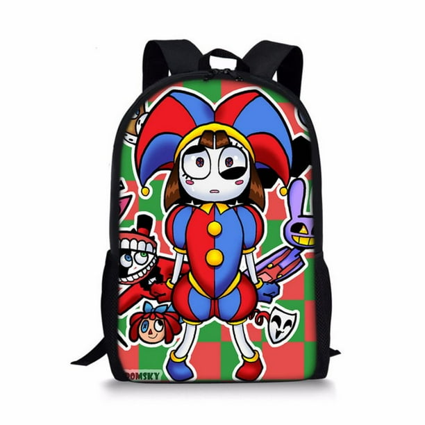 DIGITAL CIRCUS Primary And Secondary School Student Backpacks Sports Backpacks Boys And girls Cartoon Backpacks Children's Toy