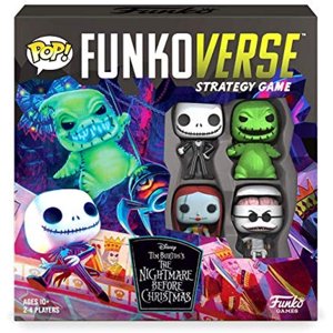 Funko - Juego De Mesa Disney Nightmare Before Christmas 100, Paquete De 4, Exclusivo De