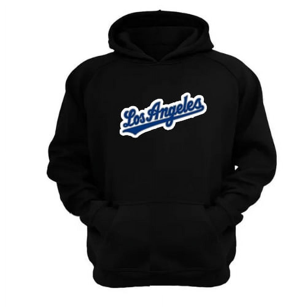 Genérico - Polerón Canguro Los Angeles Negro Talla Xl Unisex