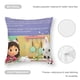 thumbnail image 5 of Casa de Muñecas de Gabby Fundas de almohada de terciopelo con tema, regalos de funda de almohada, decoración para el hogar, cojín de lanzar, regalo de cumpleaños para fans y parejas. 60cm x 60cm., 5 of 6