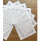 thumbnail image 4 of Servilletas de lino blanco para cócteles, juego de 50 servilletas de tela de lino, posavasos, dobladillo, 100% lino, para bebidas y fiestas, paquete de 50, 4 of 7