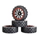 thumbnail image 2 of Paquete De 4 Neumáticos De Goma De 65 Mm Para WLtoys 144001 124018 On/Off Road Car Accs F, 2 of 5