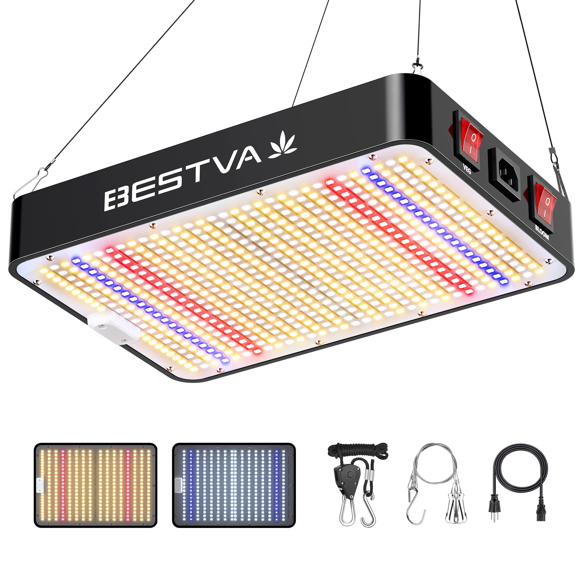 Lámpara Led De Cultivo Bestva 2025 Upgrade Dc1000 100w Para Plantas De Interior
