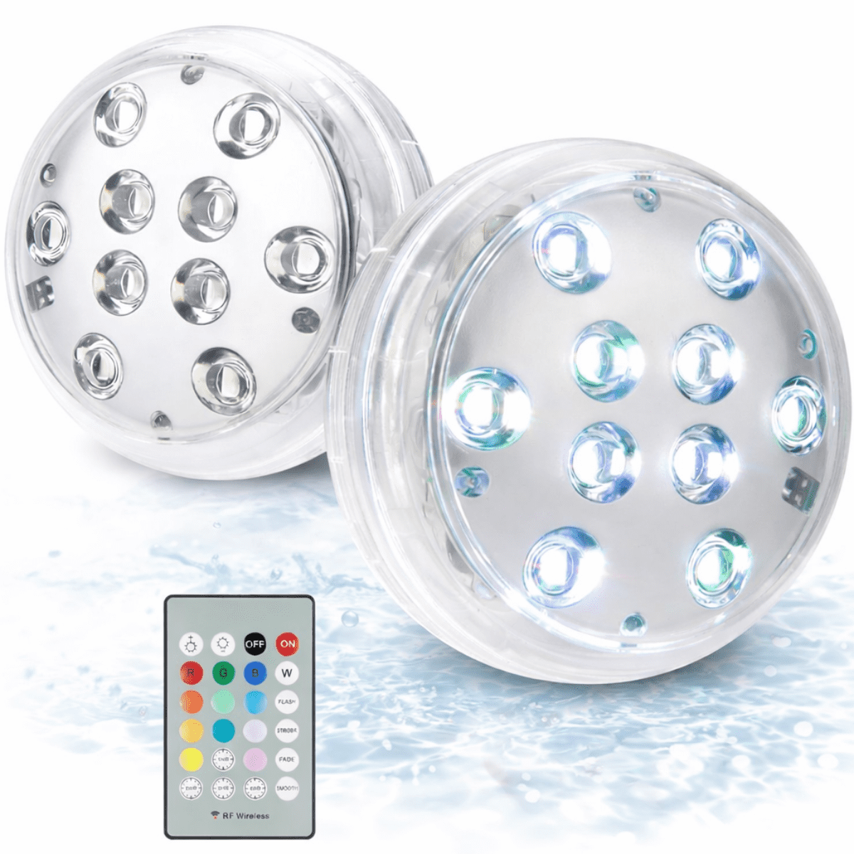 Genérico - Luz Led Sumergible Rgb Control Remoto Para Piscina Pecera