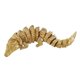 thumbnail image 4 of Estatuilla De Cocodrilo Regalo Simulación De Cocodrilo Modelo De Juguete Para Patio Escritorio Oficina Dorado, 4 of 5