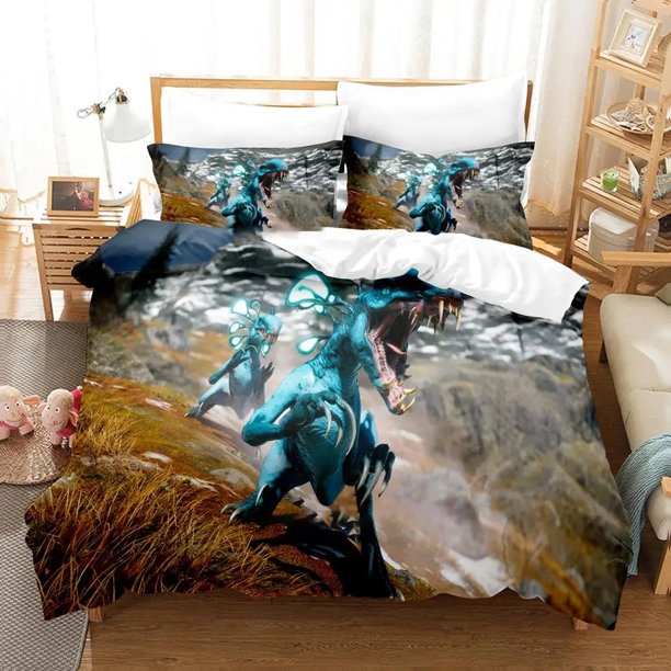 Game Second Extinction Bedding Set Duvet Cover Bed Set Quilt Cover Pillowcase Comforter king Queen Size Boys Adult Bedding Set