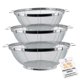 thumbnail image 1 of Juego de coladores y coladores de acero inoxidable U.S. Kitchen Supply, 1 of 7
