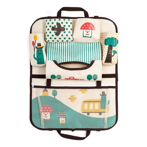 Genérico - Organizador De Asiento Trasero De Auto Dibujos Animados Lau