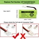 thumbnail image 1 of iMah BT18433 / BT28433 2.4V 500mAh Ni-MH Batería de teléfono inalámbrico, también compatible con AT&T BT184342 / BT284342 BT8300 BT1011 BT1018 BT1022 BT1031 2SN-AAA55H-S-J1 CS6120 CS6209 CL80109 E, 1 of 2