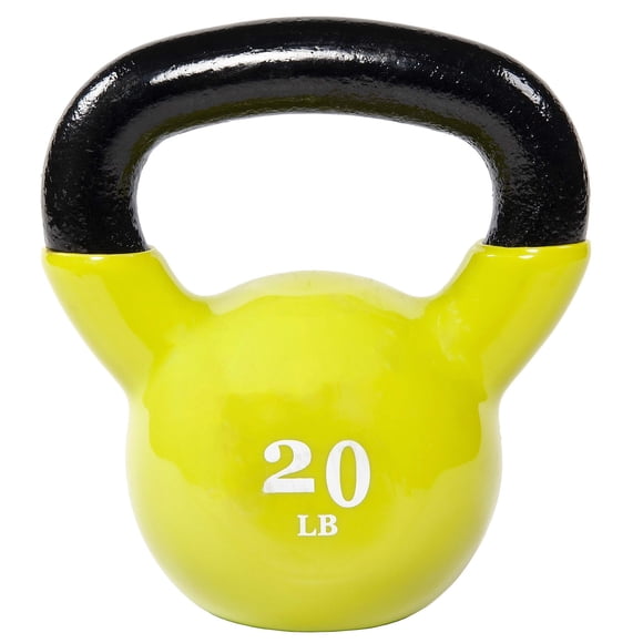 Kettlebell Fitvids Multiusos con Recubrimiento de Vinil de Color 2.3-22.7 kg