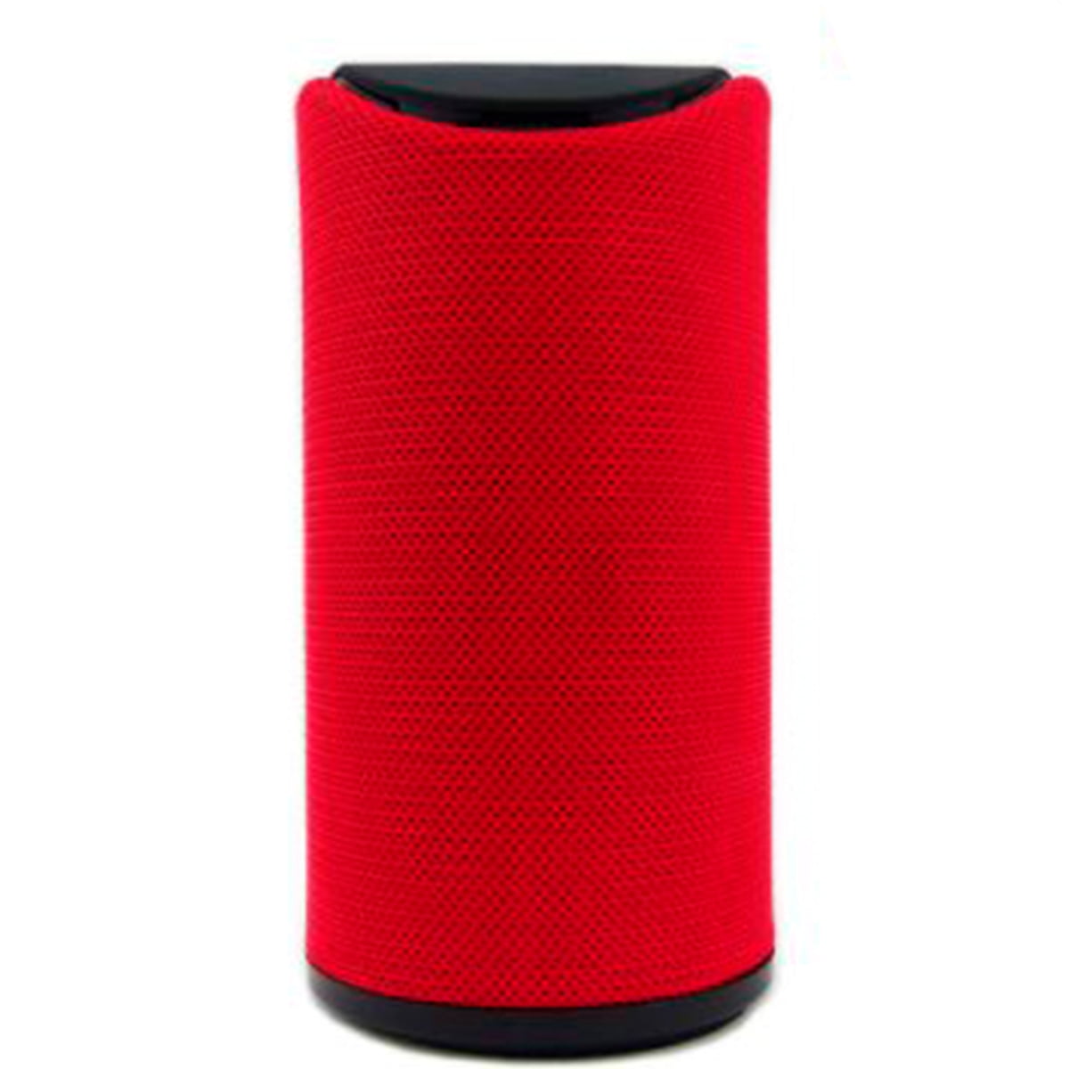 Genérico - Parlante Altavoz Bluetooth Rojo Con Usb