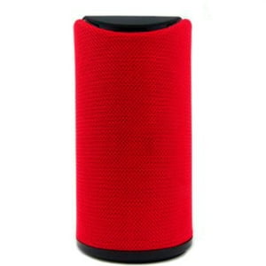 Genérico - Parlante Altavoz Bluetooth Rojo Con Usb
