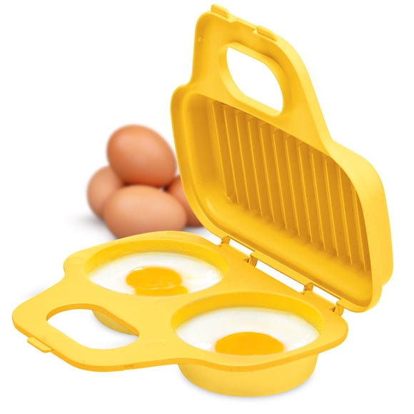 Cocedor de Huevos para Microondas PrepSolutions Amarillo para Bajas Calorías