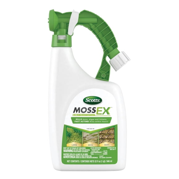 Eliminador de Musgo Scotts MossEx 946 ml con Aplicador para Manguera