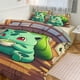 thumbnail image 1 of Juego de ropa de cama con estampado Bulb_asaur, funda nórdica, juego de 3 piezas, funda nórdica y fundas de almohada para mujeres, hombres y adolescentes., 1 of 3
