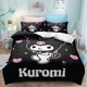 thumbnail image 1 of Duve-t cove-r b-oys kids B-Edding set comforter-cover-microfiber-decor with A-sense of -3D print-T 3 piece set quilt C-over wit-h zipper-er clo-sure soft twin, 1 of 5