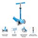 thumbnail image 2 of Patinete Kick Radio Flyer para niños de 2 a 5 años, azul con luces, 2 of 9