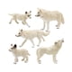 thumbnail image 5 of Figuras De Juguete De Lobo, Modelo De Juego De Lobo Para Regalo De Navidad, Juguetes Educativos, 5 Uds., 5 of 5