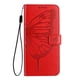 thumbnail image 3 of Funda cartera mariposa para Motorola Moto G56 con soporte y ranuras para tarjetas Rojo, 3 of 5
