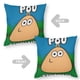 thumbnail image 2 of Pou Fundas de almohada de terciopelo con tema, regalos de funda de almohada, decoración para el hogar, cojín de lanzar, regalo de cumpleaños para fans y parejas.50*50cm., 2 of 6
