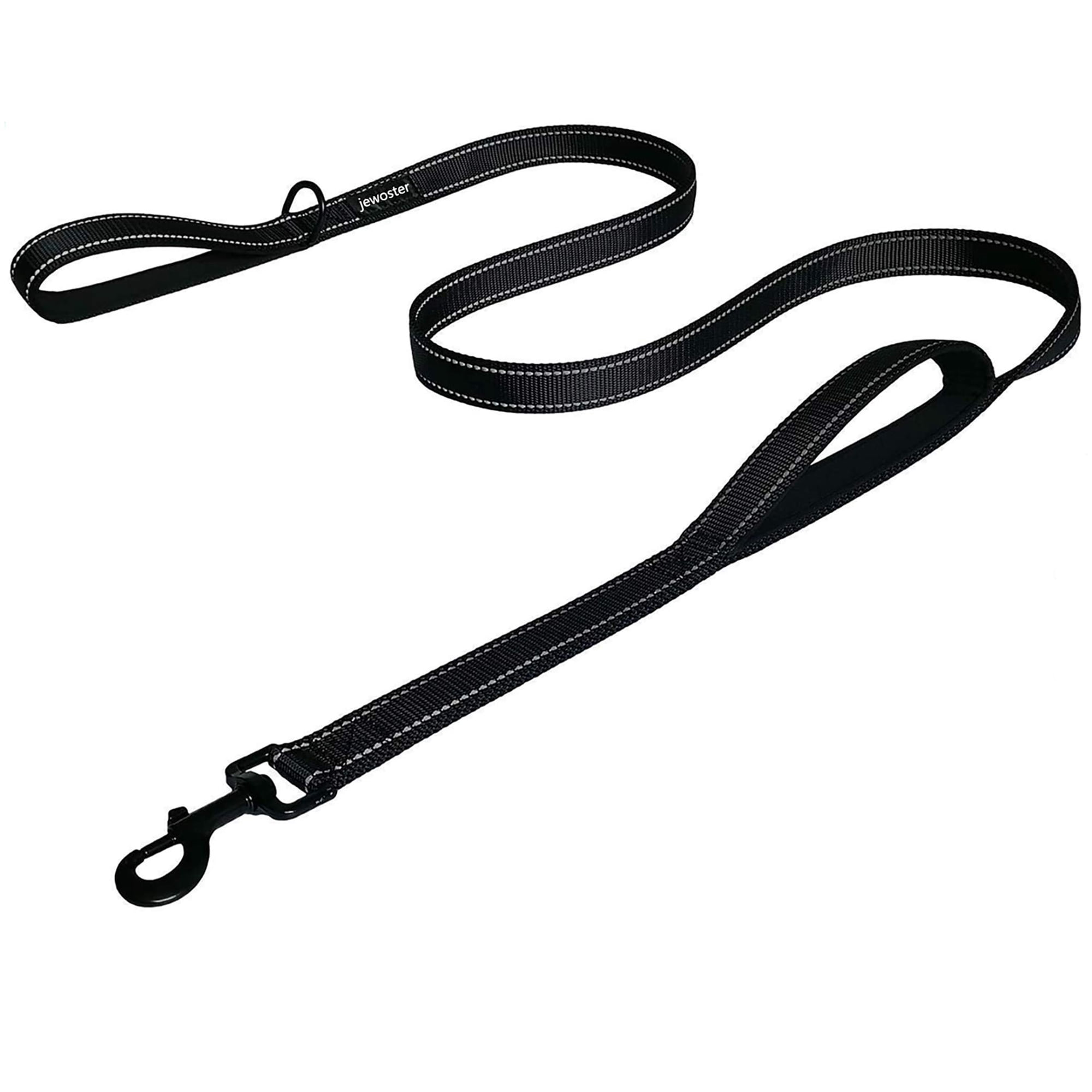 Jewoster - Correa Para Perros Heavy Duty Con 2 Asas De 6 Pies De Largo Para Perros
