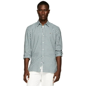 Camisa Tommy Hilfiger De Manga Larga De Popelina Con Botones Para Hombre