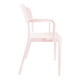thumbnail image 4 of Silla Plástica Con Apoya Brazos Minimal Rosa Dvp, 4 of 5
