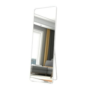 Crusec - Espejo Rectangular De Cuerpo Entero 160X50Cm Con Soporte