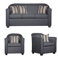 Ruzam Mobel - Juego De Living 3-1-1 Zafiro Marengo