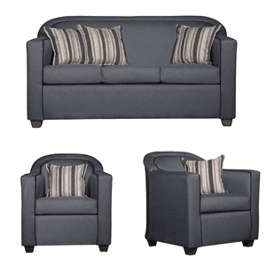 Ruzam Mobel - Juego De Living 3-1-1 Zafiro Marengo