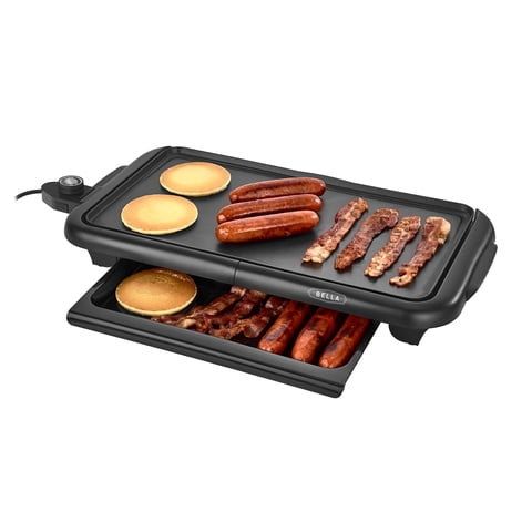 Plancha Eléctrica Bella Con Bandeja De Calentamiento,