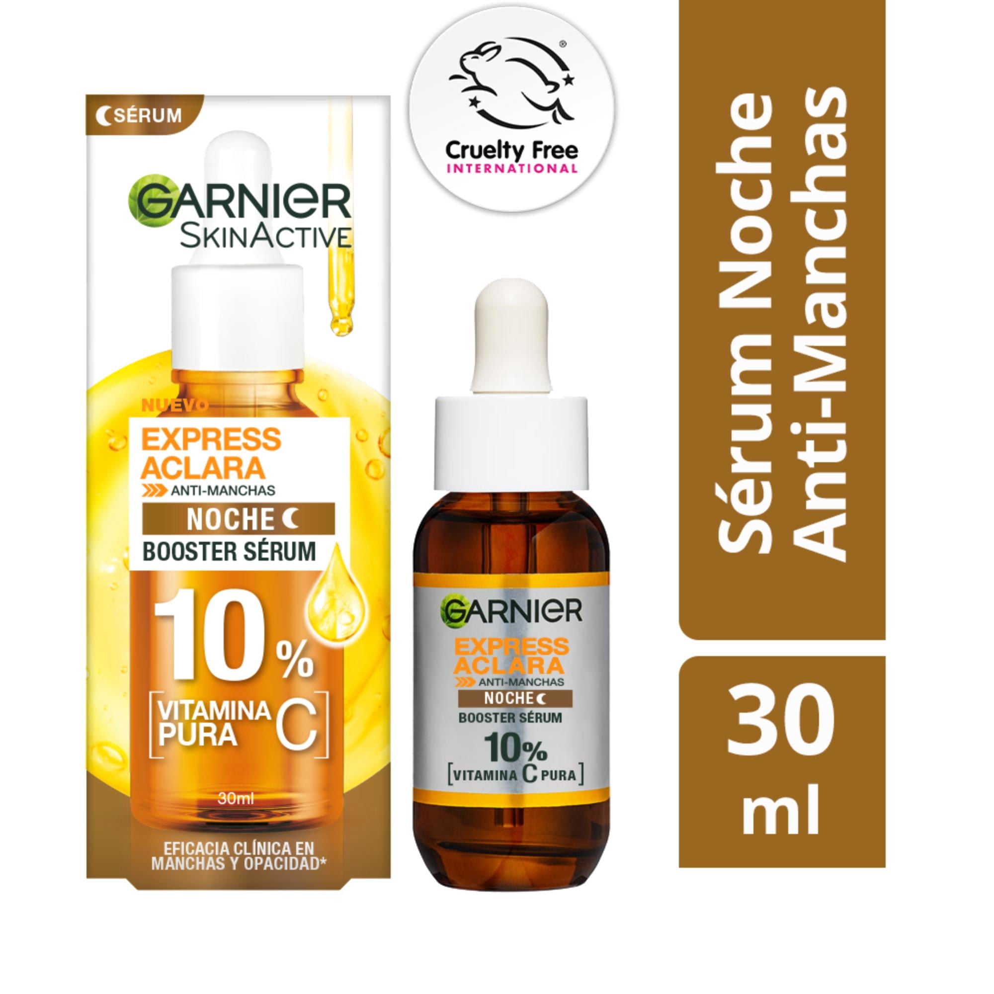 Sérum Facial Garnier Facial De Noche 10% Vitamina C Express Aclara