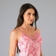 thumbnail image 3 of Camisola Satin Encaje Escote Flores Mujer 33951-273, 3 of 4