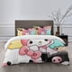 thumbnail image 1 of Sanrio Bedding Sets Bed Cartoon Duvet Cover Lightweight 3 Piece Bet Sets for Kids Boys Girls, 1 of 5