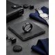 thumbnail image 2 of Anillo de Tungsteno Silver Black Hombre Moda Masculina, 2 of 3