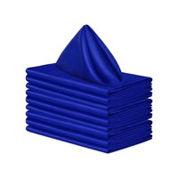 Bothyi - 10X Servilletas Bodas Fiesta Portátil Elegante Para Eventos Banquetes Bodas Azul